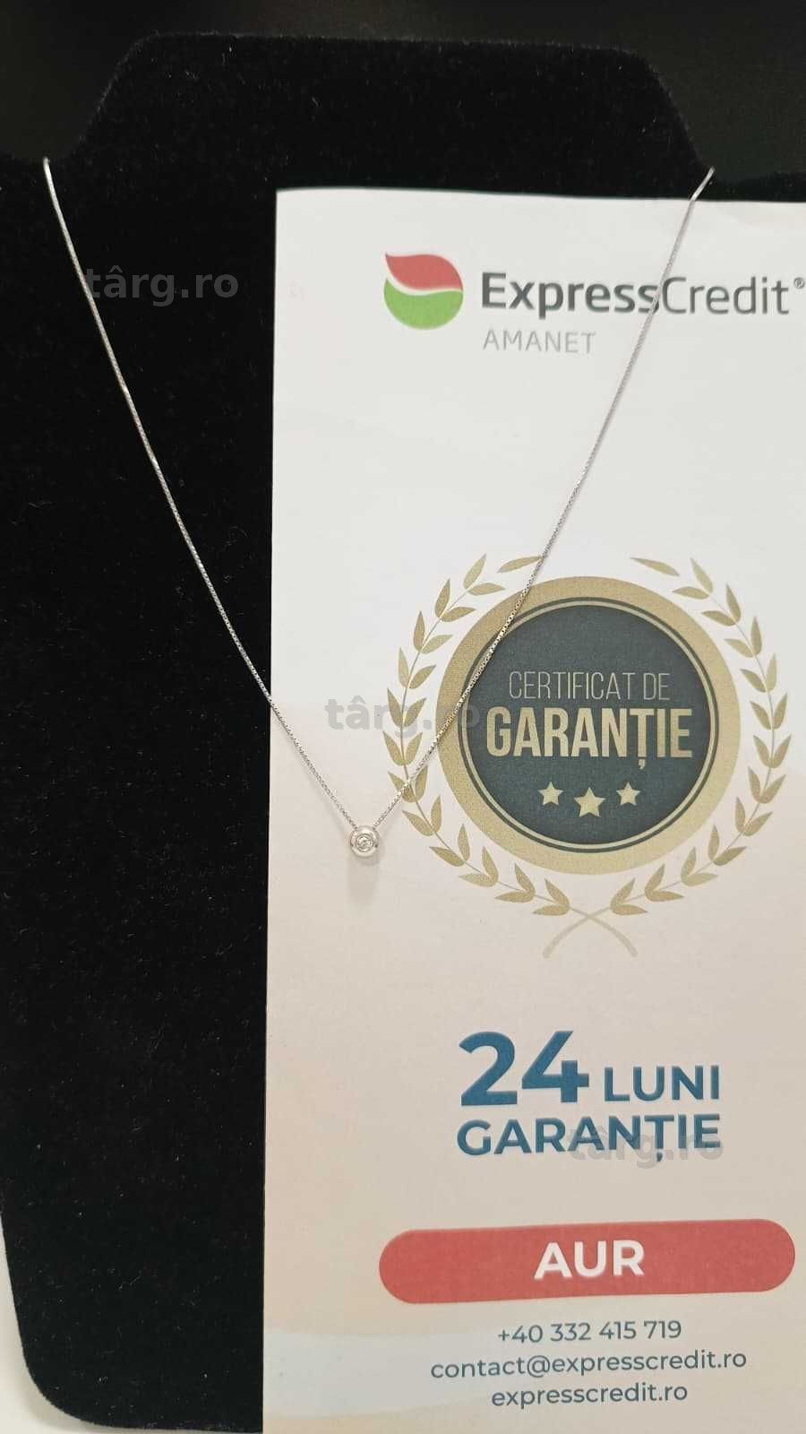 Colier aur 18K 2.16gr [AG24 Harlau B.46015.2] - Garantie 2 ani!