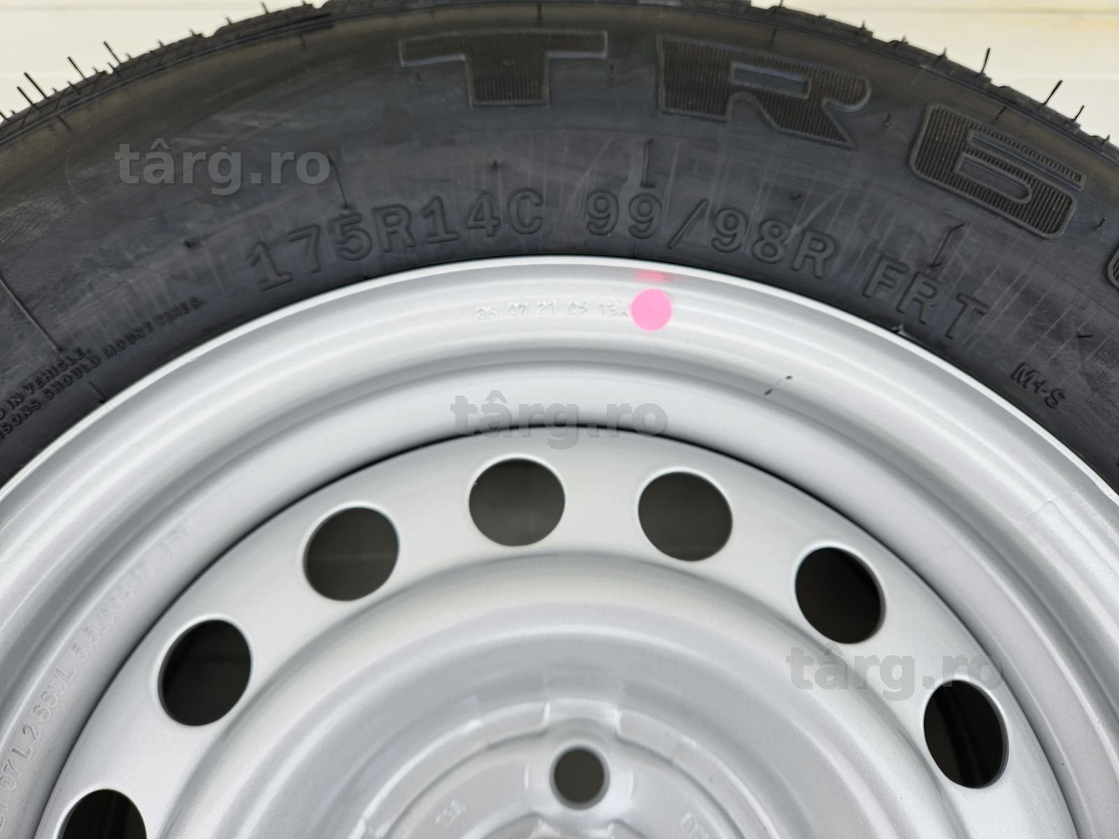 Roata completa 175 R14C, 99R, Anvelopa Security pe Janta 5.5Jx14 3