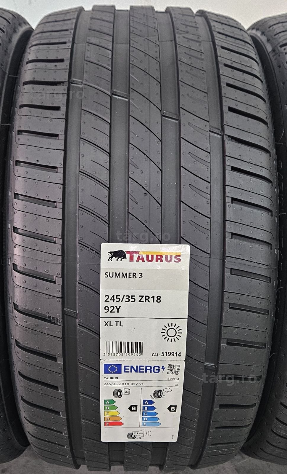 245/35 R18 92yxl TAURUS (By Michelin) Summer 3 B/B/71 Anvelope de vara 3