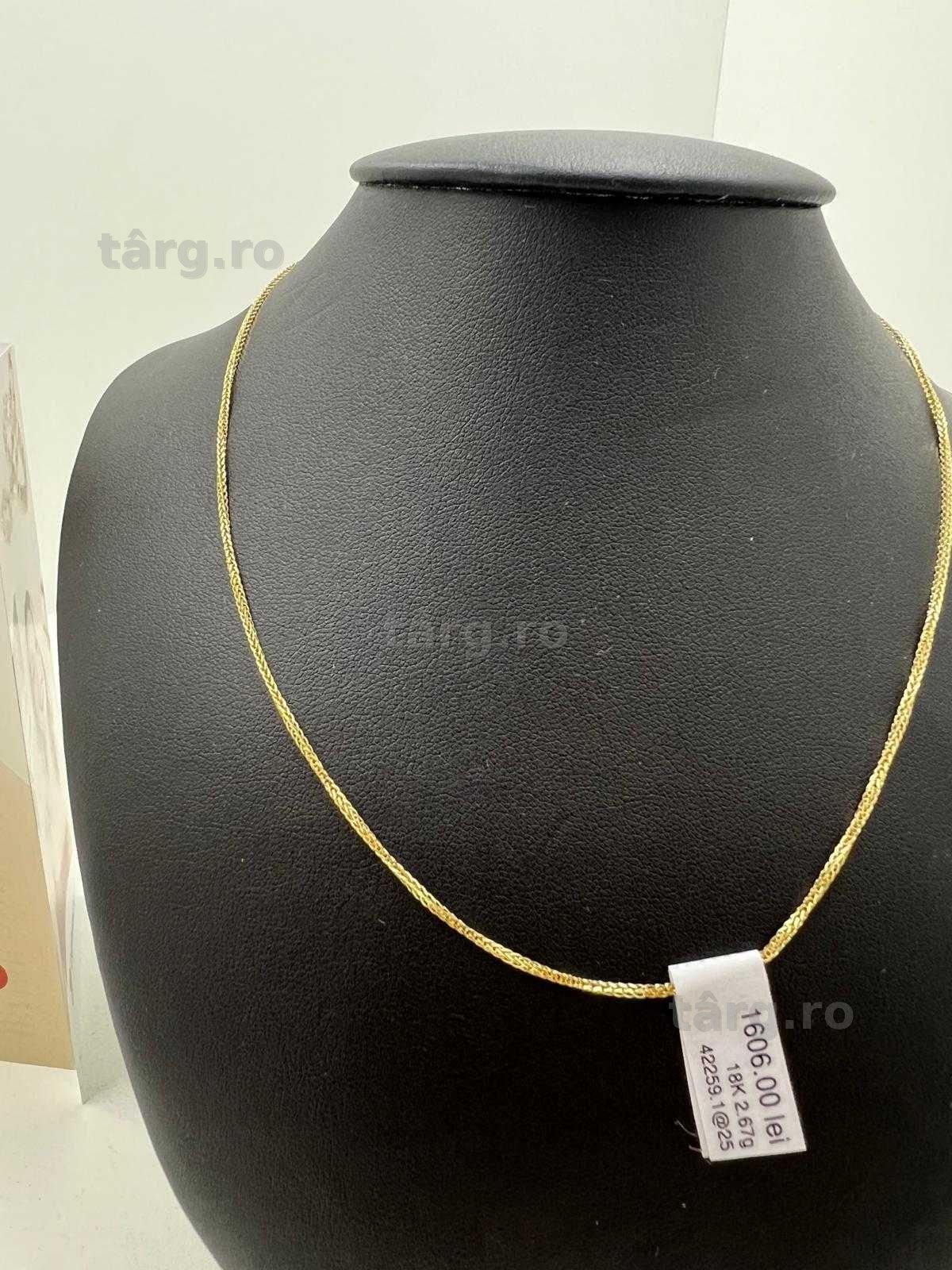 Lant aur 18K 2.67g (Ag25 Belvedere B.42259) Garantie 2 ani! 3