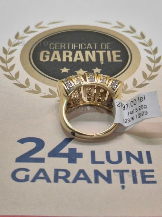 inel aur 14k (Ag 29 Siraj ) B32376. Garantie 2 Ani ! 3