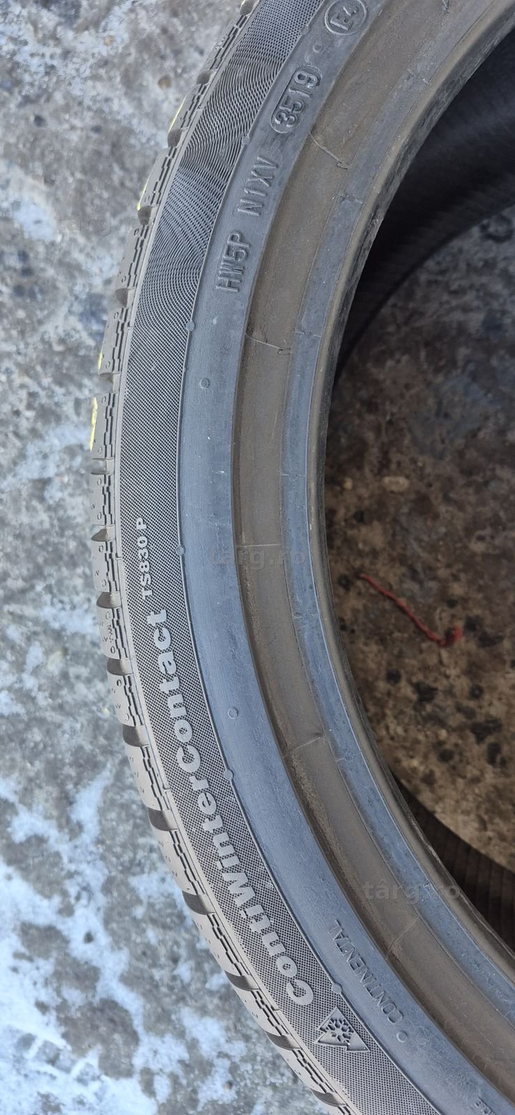 4 anvelope iarna Continental,fata 235/40/18,spate 265/35/18.Pret/buc. 7