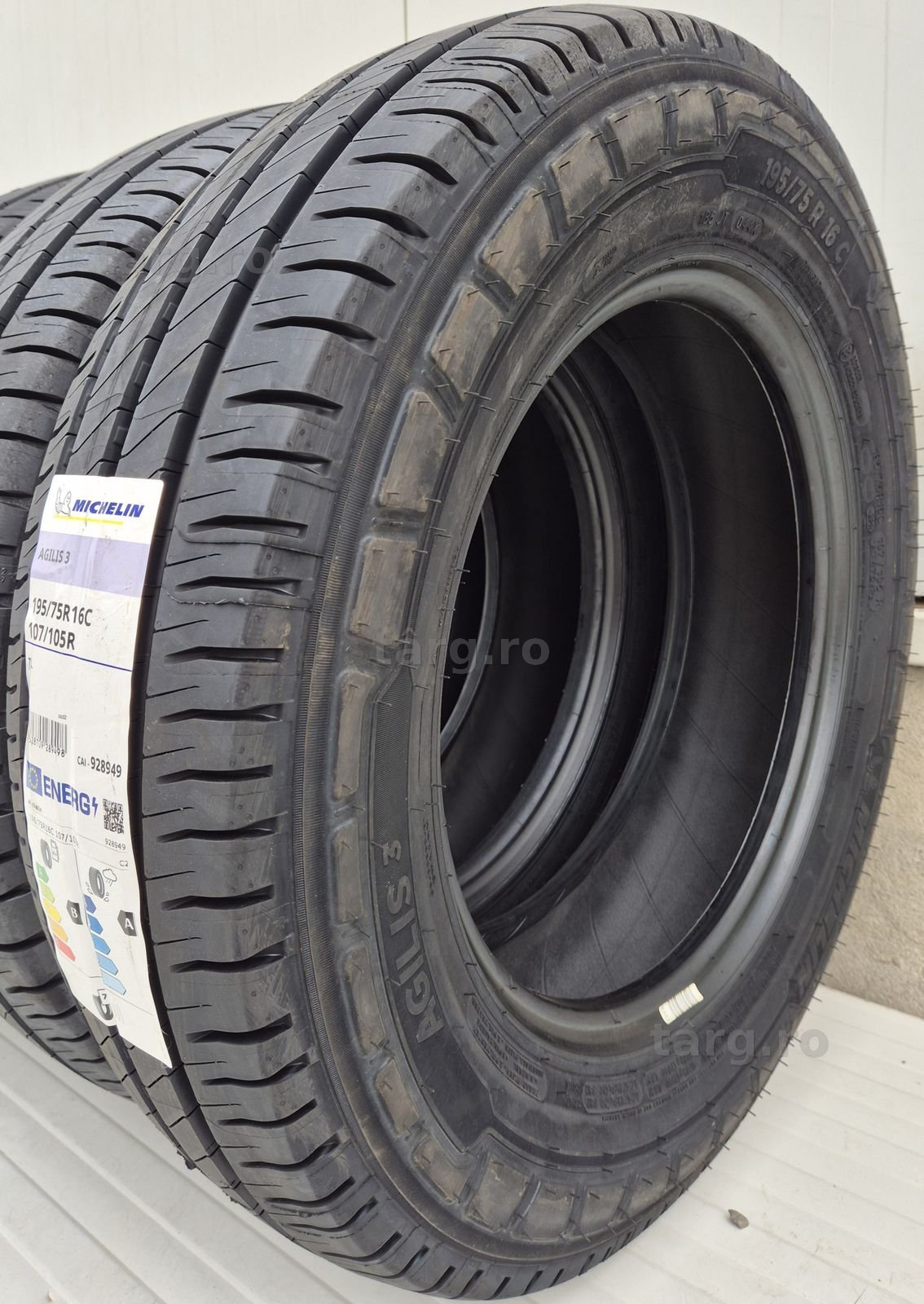 195/75 R16C, 107R, MICHELIN Agilis 3, Anvelope vara ,Aderenta clasa A 3