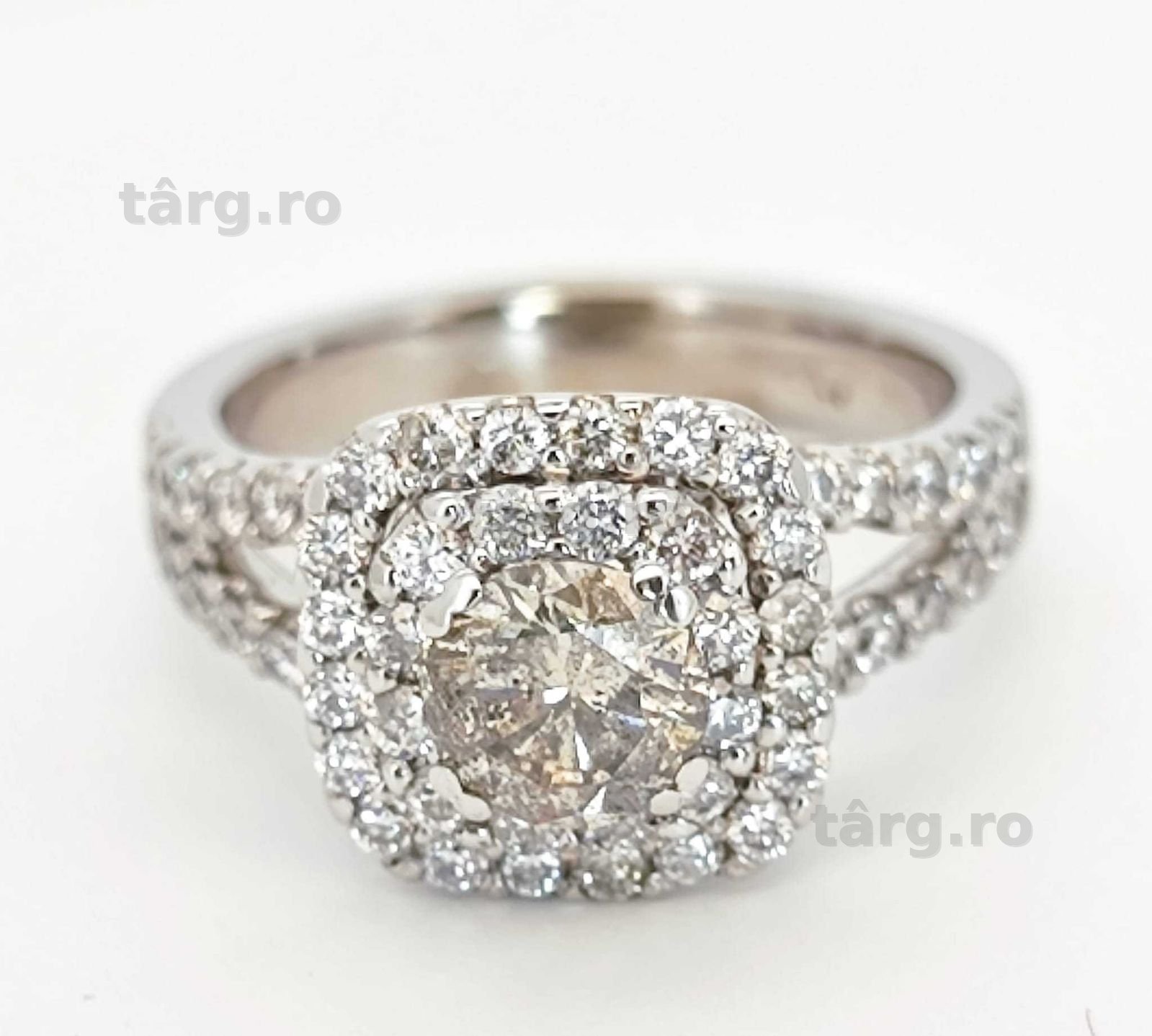 Inel 18k diamante naturale 1,90ct