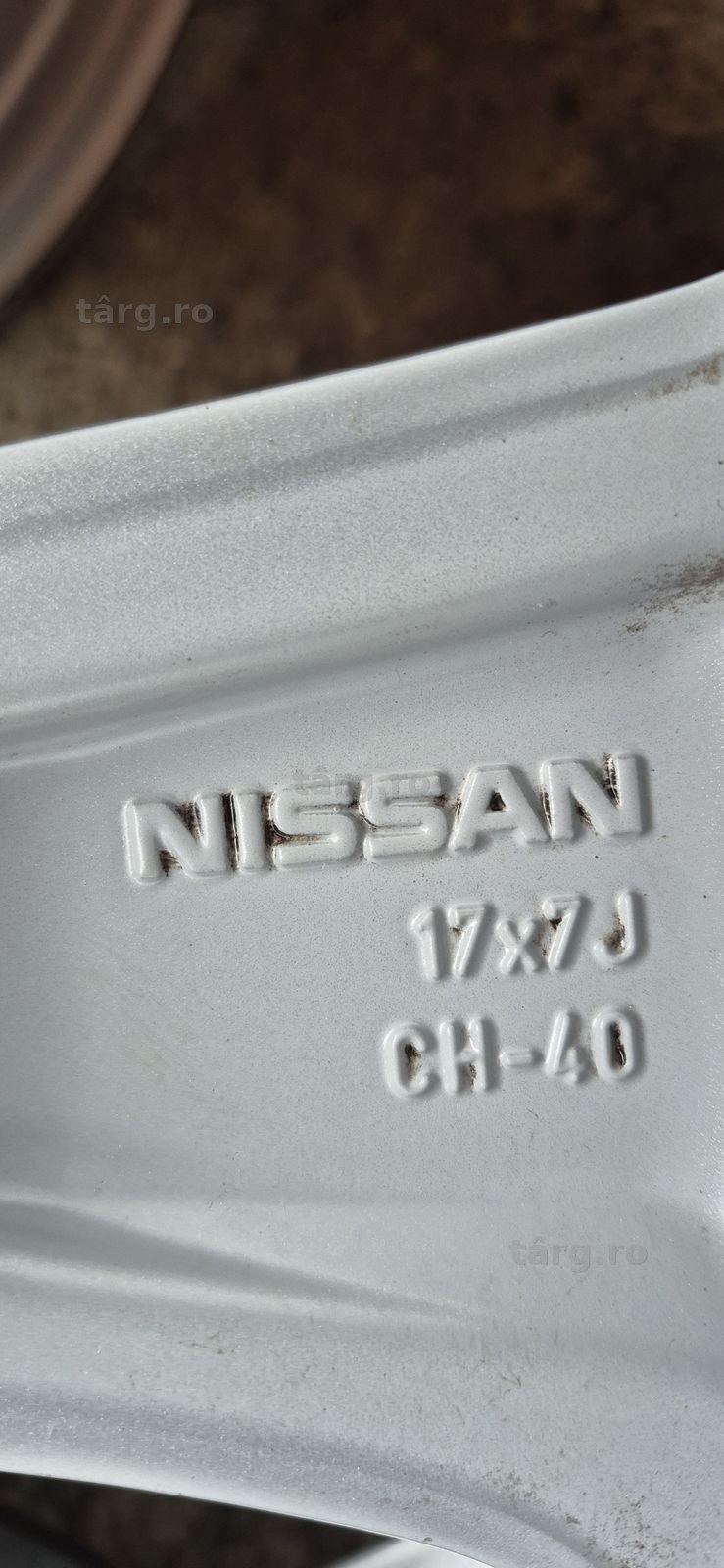 4 jante aliaj originale nissan noi R17, 17×7J,ET.40. Va 5