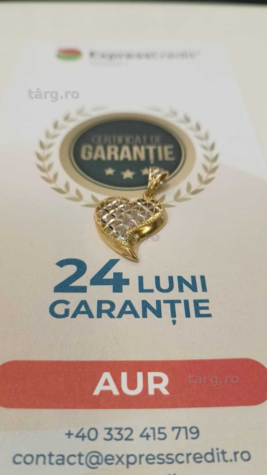 Pandantiv aur 18K 3.21gr [AG24 Harlau B.46392.1] - Garantie 2 ani! 2