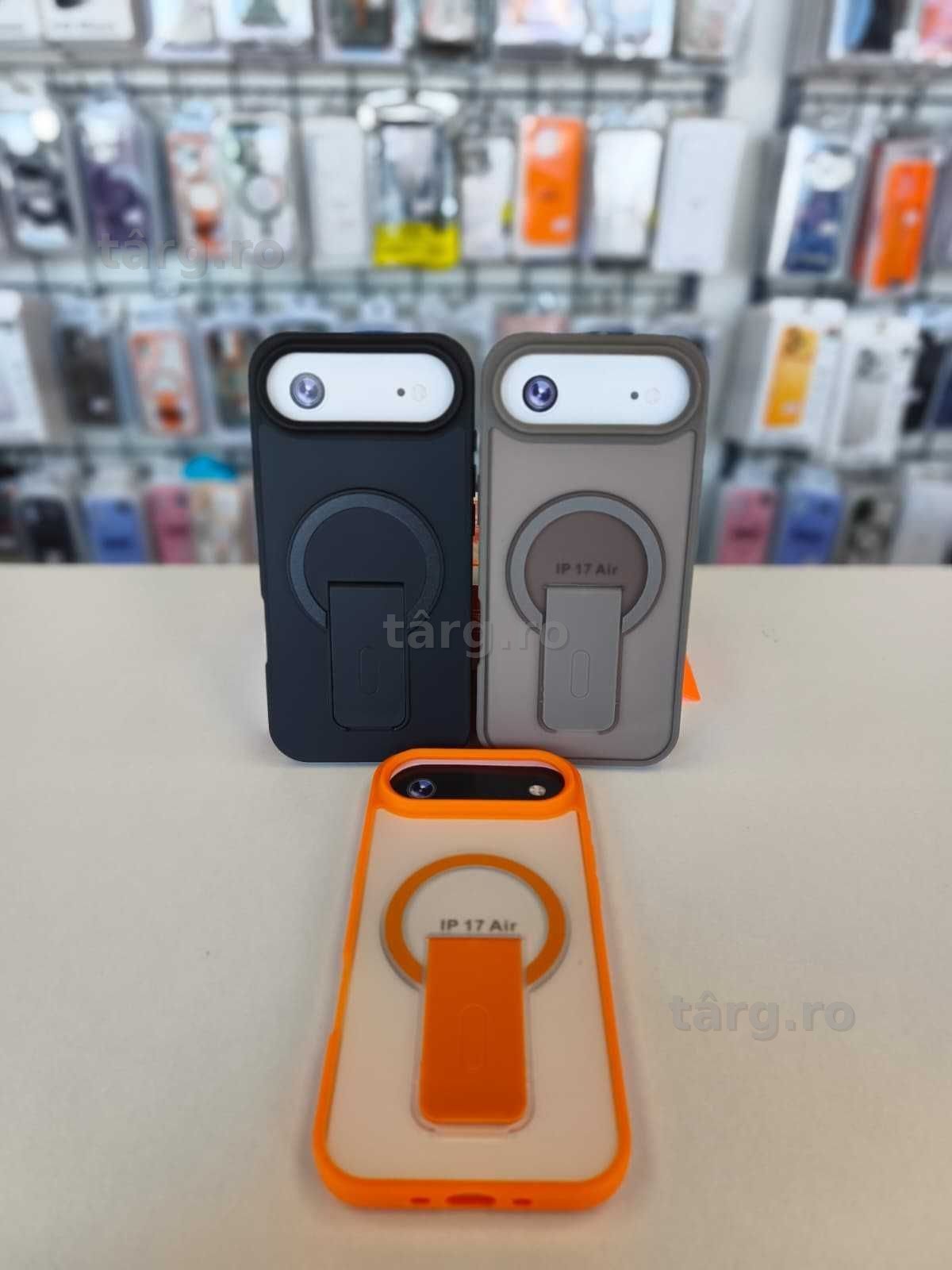Husa de protectie cu MagSafe si Suport Birou Pliabil pentru iPhone 17 Air