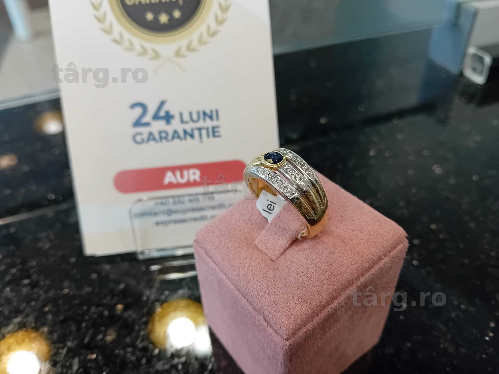 Inel aur 18K 4.44g marimea 14 (Iulius Mall)(B-211) Garantie 2 ani! 2
