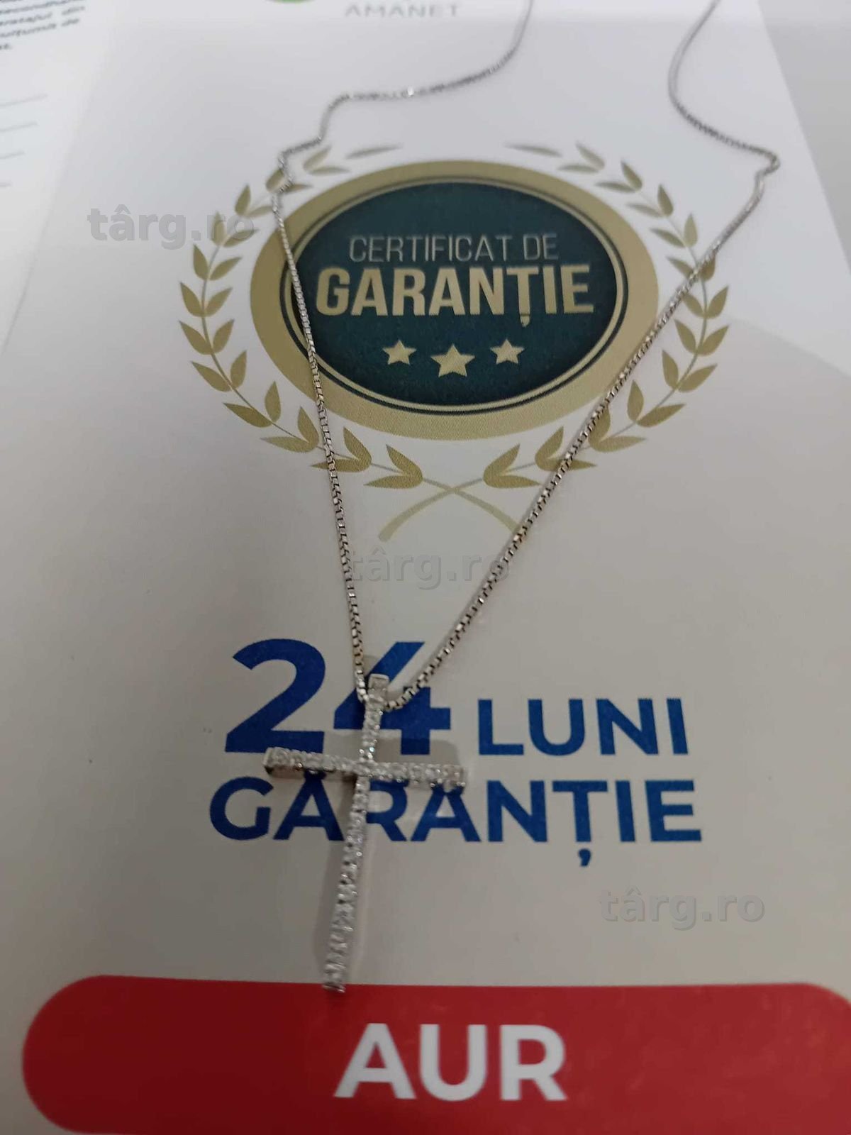 Lant aur 18k [Tomesti-b:33218]-Garantie 2 ani! 3