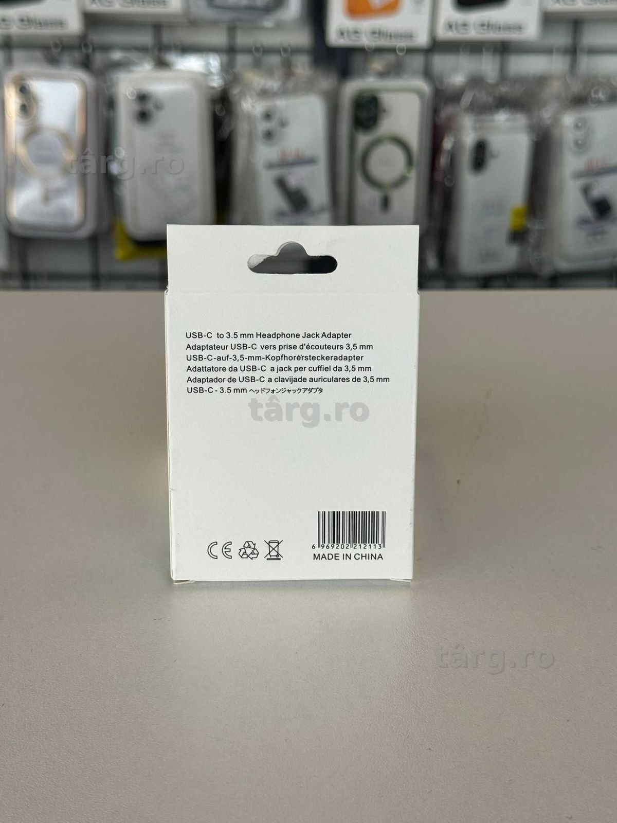 Adaptor Audio USB-C la Jack 3.5mm ,Cablu Adaptor 2