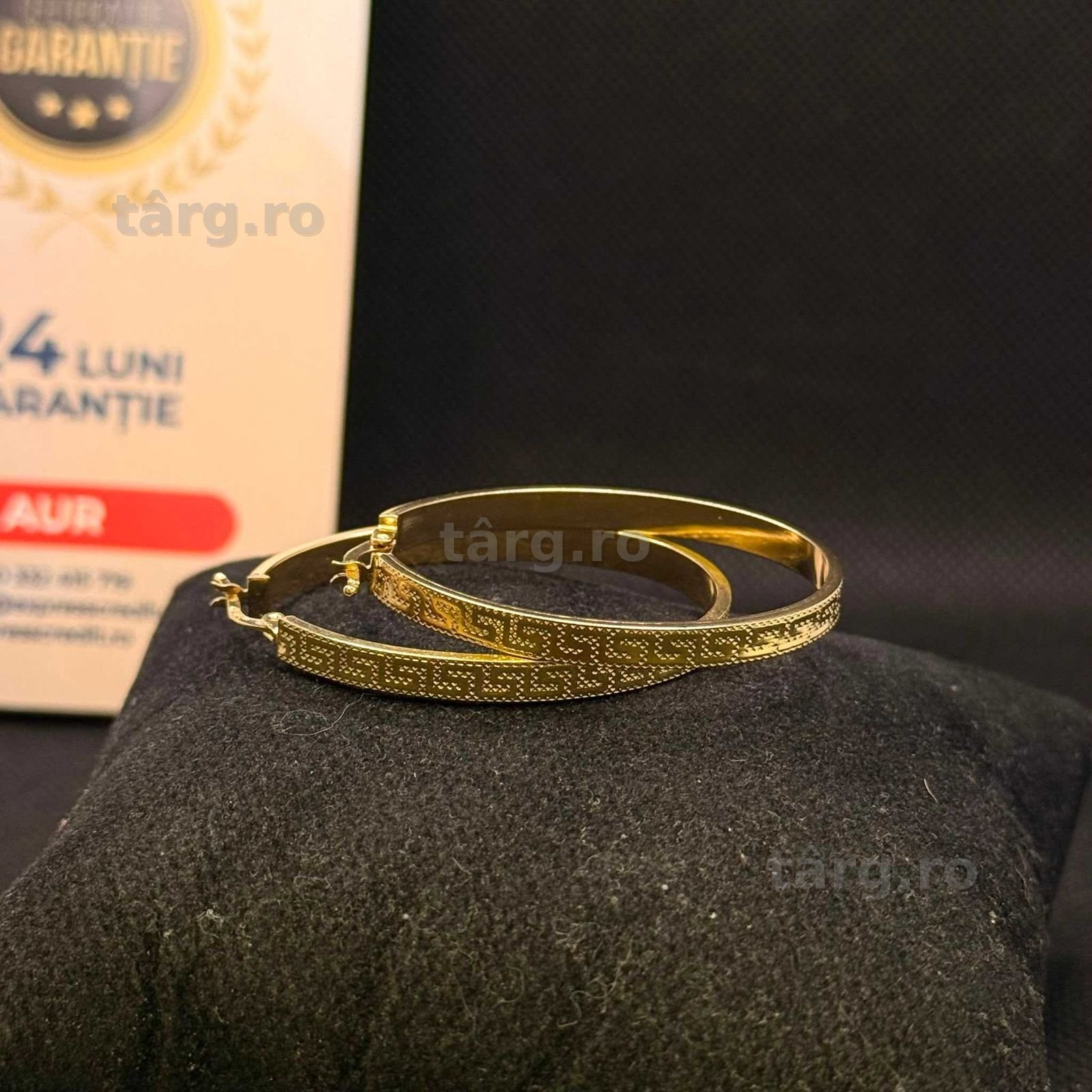 Cercei aur 14K 3.8g (AG15 Gara 1 B34068.1) Garantie 2 ani!