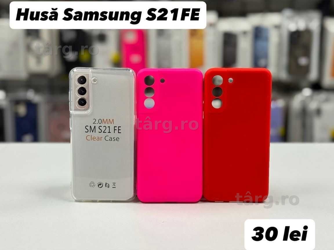 Husa silicon, folie, cablu, incarcator  Samsung S21 FE