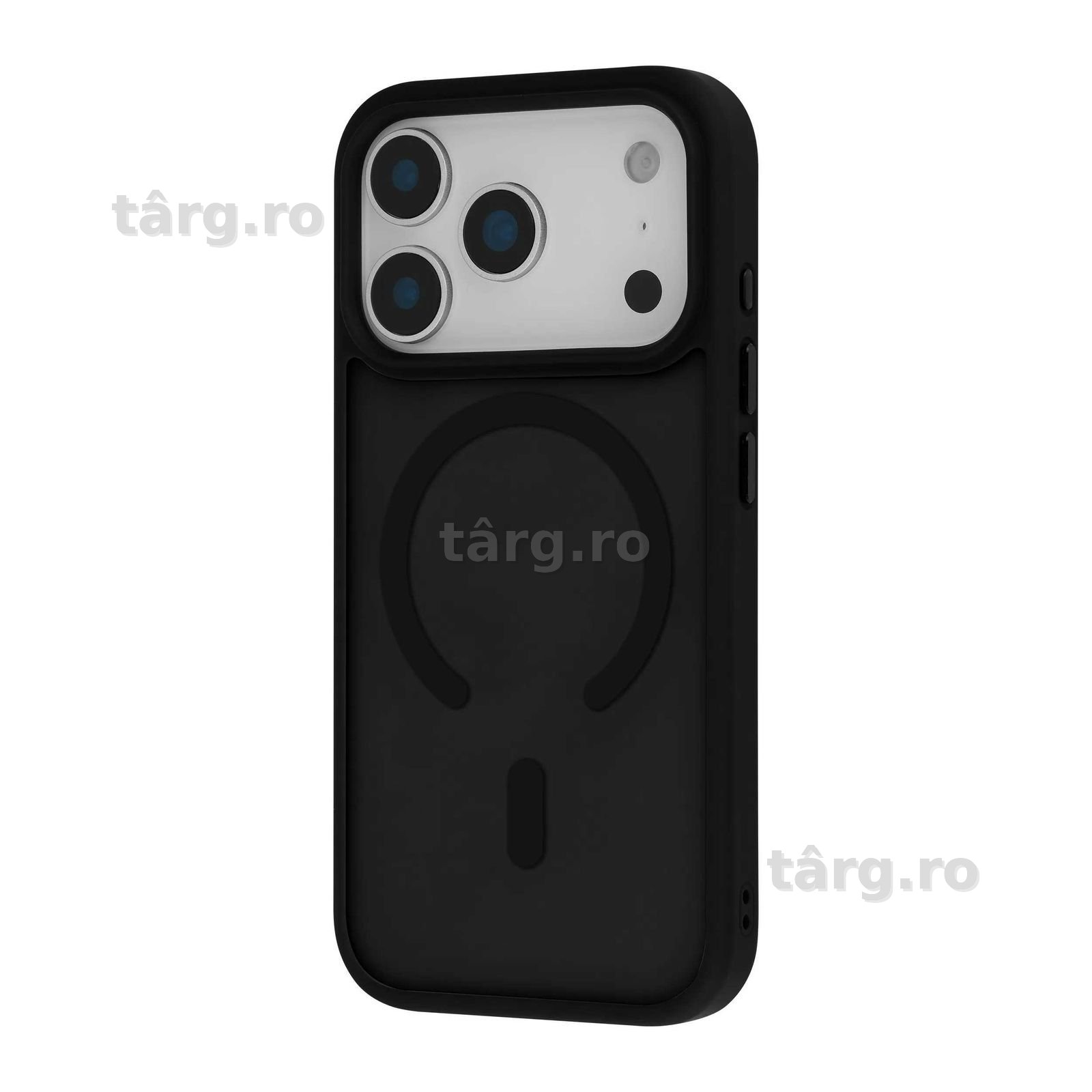 Husa MagSafe Neagra - Spate Mat Fumuriu - iPhone 17 Pro Max