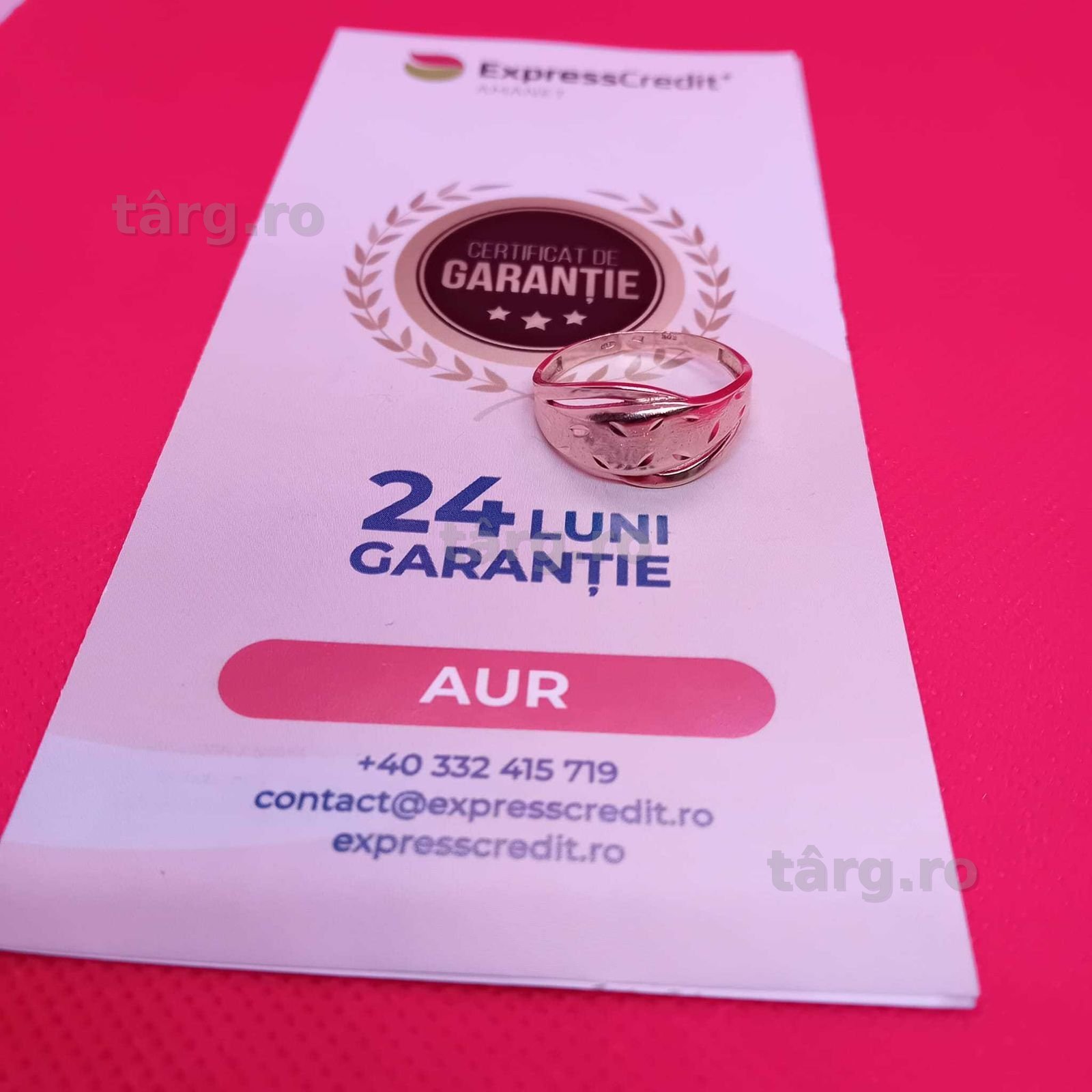 inel aur 14k 2.58 g (Ag4 Dacia B50682.1)-Garantie 2 Ani 2