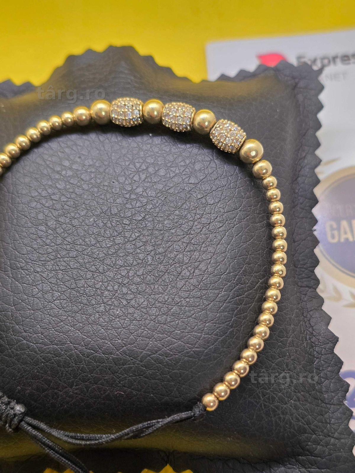 Bratara cu snur si aur 14k (Ag29 Siraj b.33794.1) Garantie 2 ani 2