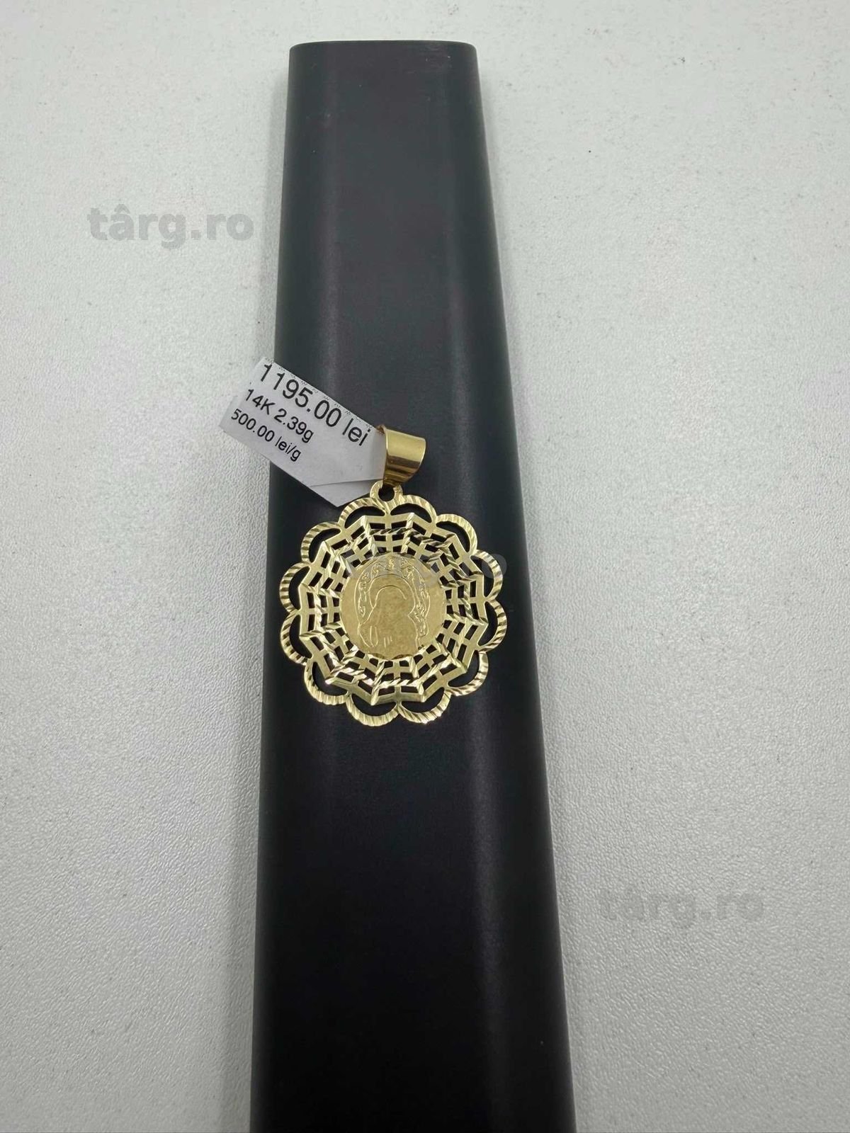 Medalion aur 14k 2.39g (Ag25 Belvedere B.42921) Garantie 2 ani!