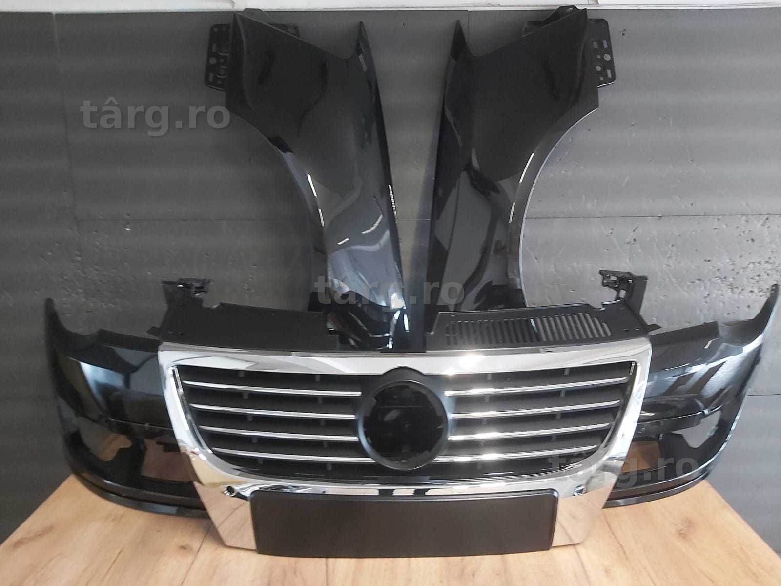 Bara + Aripa Fata Dreapta-Stanga + Grila VW Passat B6 05-11 LC9X Negru
