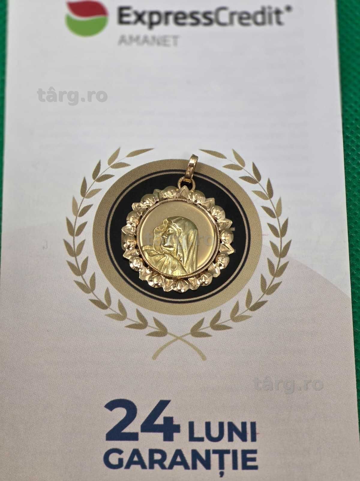 Medalion aur 18K 2.60g [Ag45 Bacau1 B.7130.1.44]