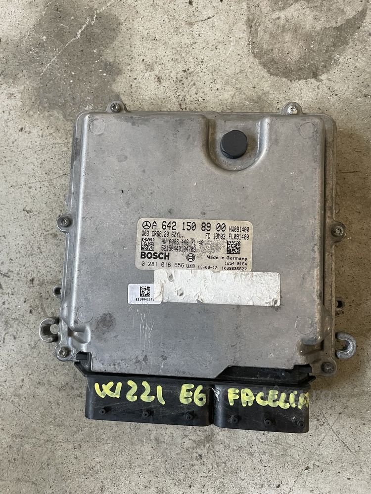 Ecu calculator motor Mercedes w221 s class 3.0 Facelift Bluetec adblue