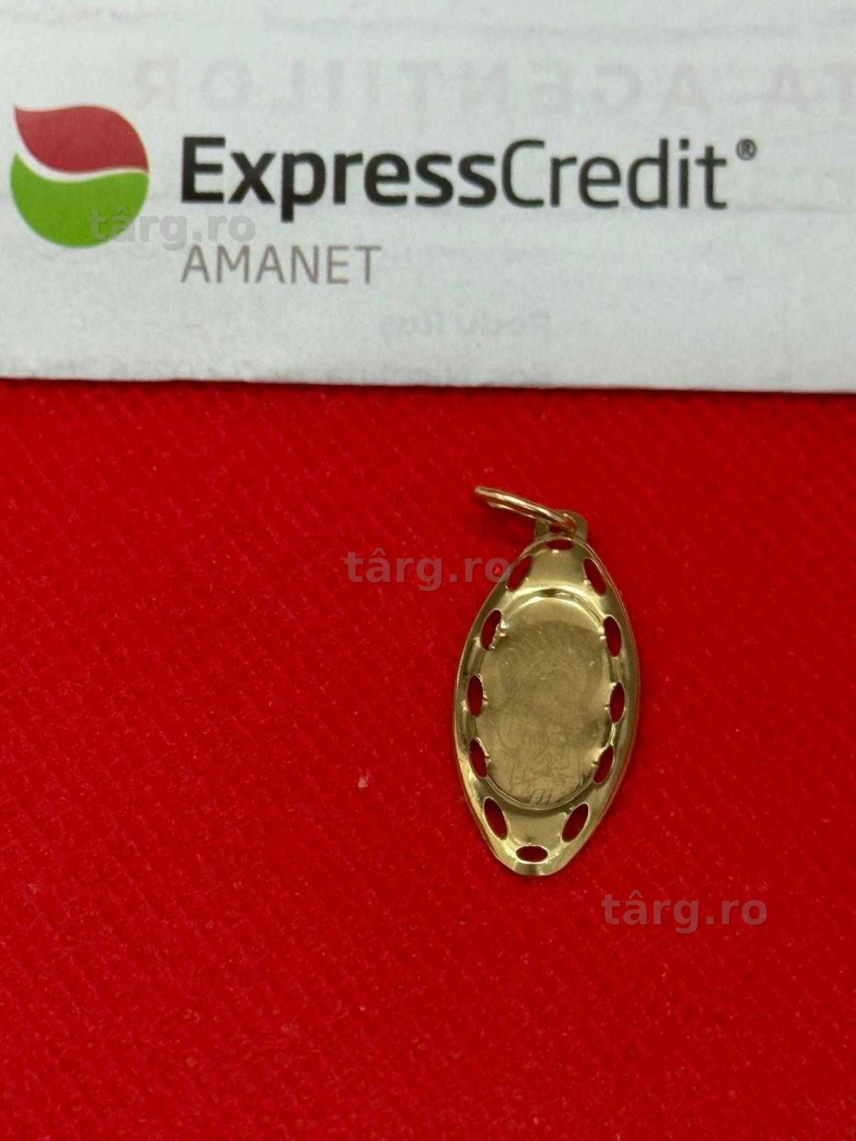Medalion aur 14K 0.98gr (Ag43 Falticeni B3804) Garantie/Factura