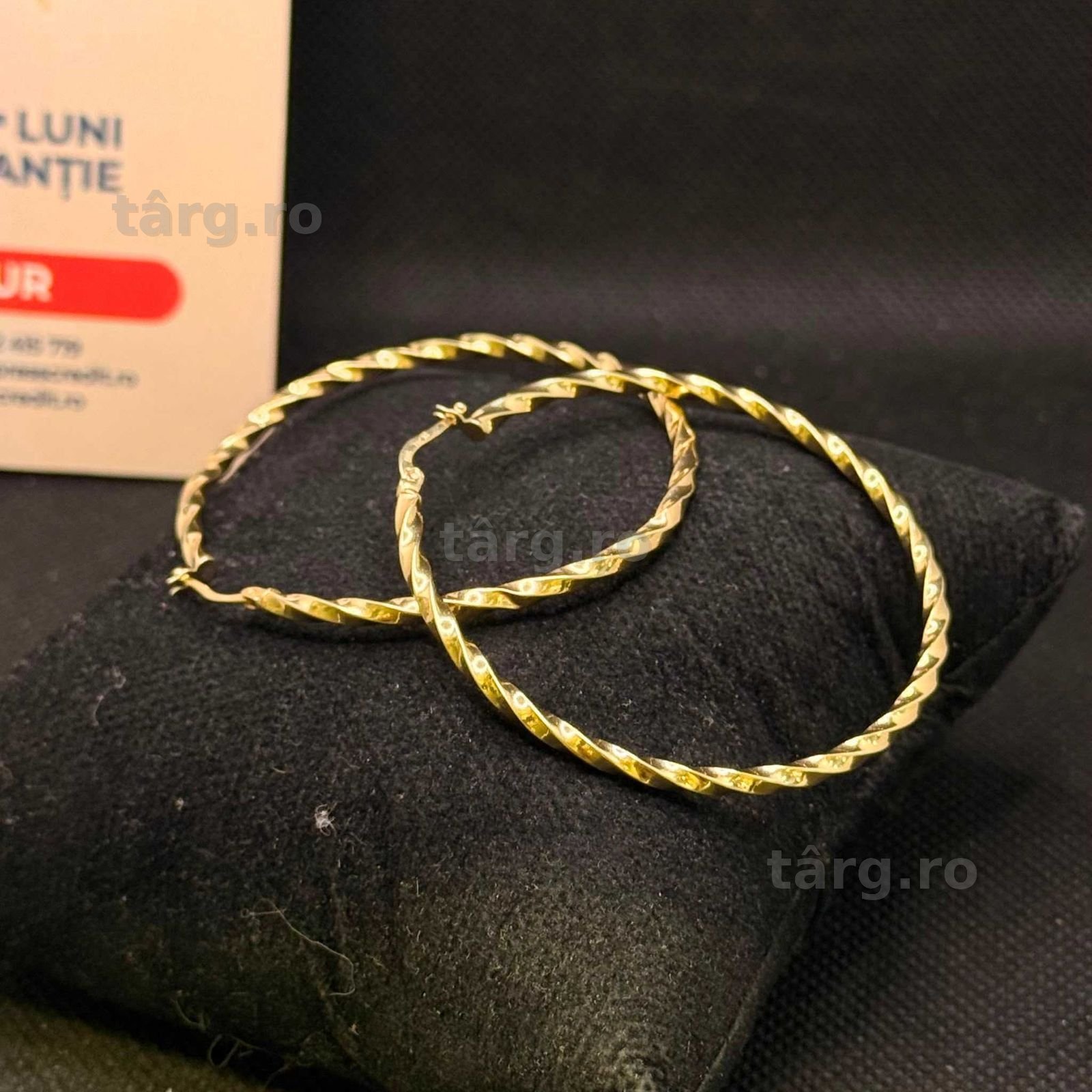 Cercei aur 14K 3.92g (AG15 Gara 1 B34092.9) Garantie 2 ani! 2