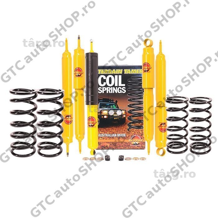suspensie - kit complet terrain tamer tgs +4cm, defender 130