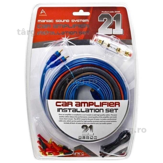 Kit cabluri auto Accesorii Audio Hi-Fi 21 buc.