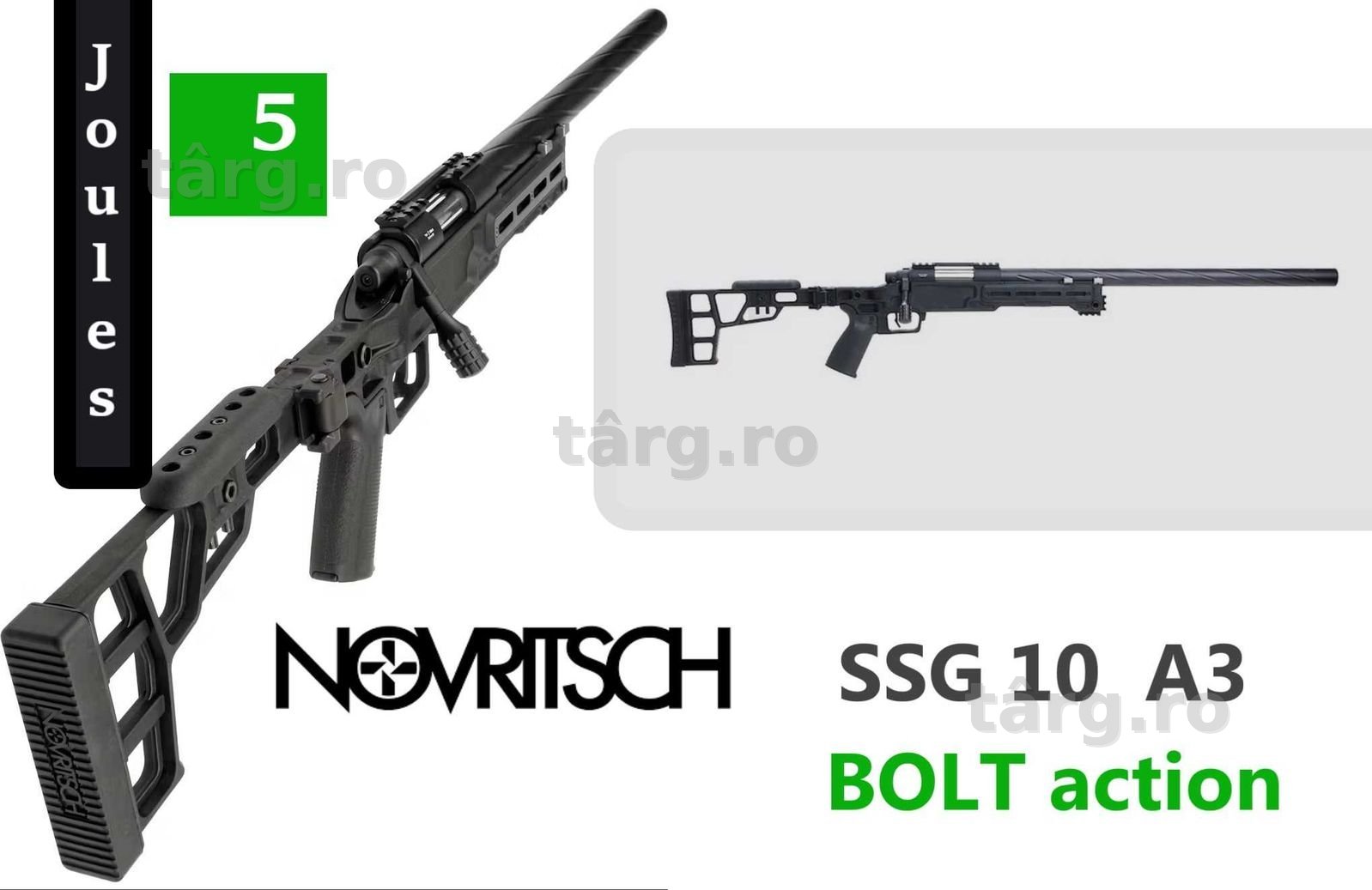 P U S C A    airsoft 5 Joules  SSG10 A3 BOLT action 6 mm