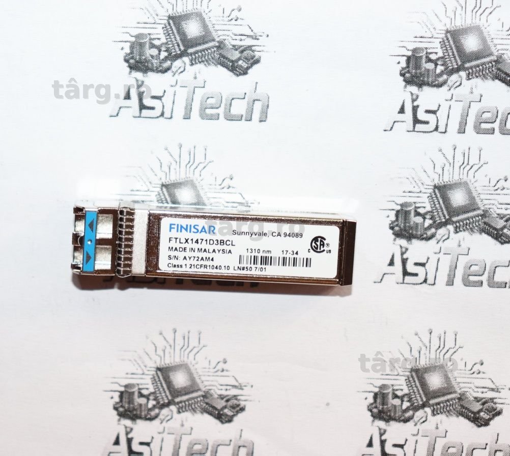 Transceiver SFP+ 10Gbase-LR/LW 1310nm 10KM SMF LC-LC FINISAR FTLX1471D3BCL