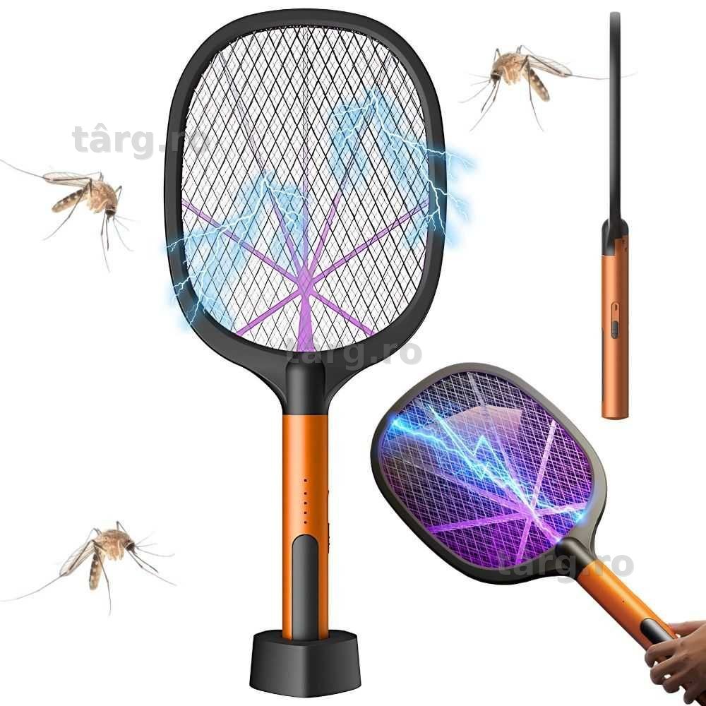 Lampa anti insecte electrica tantari muste molii baterie reincarcabila