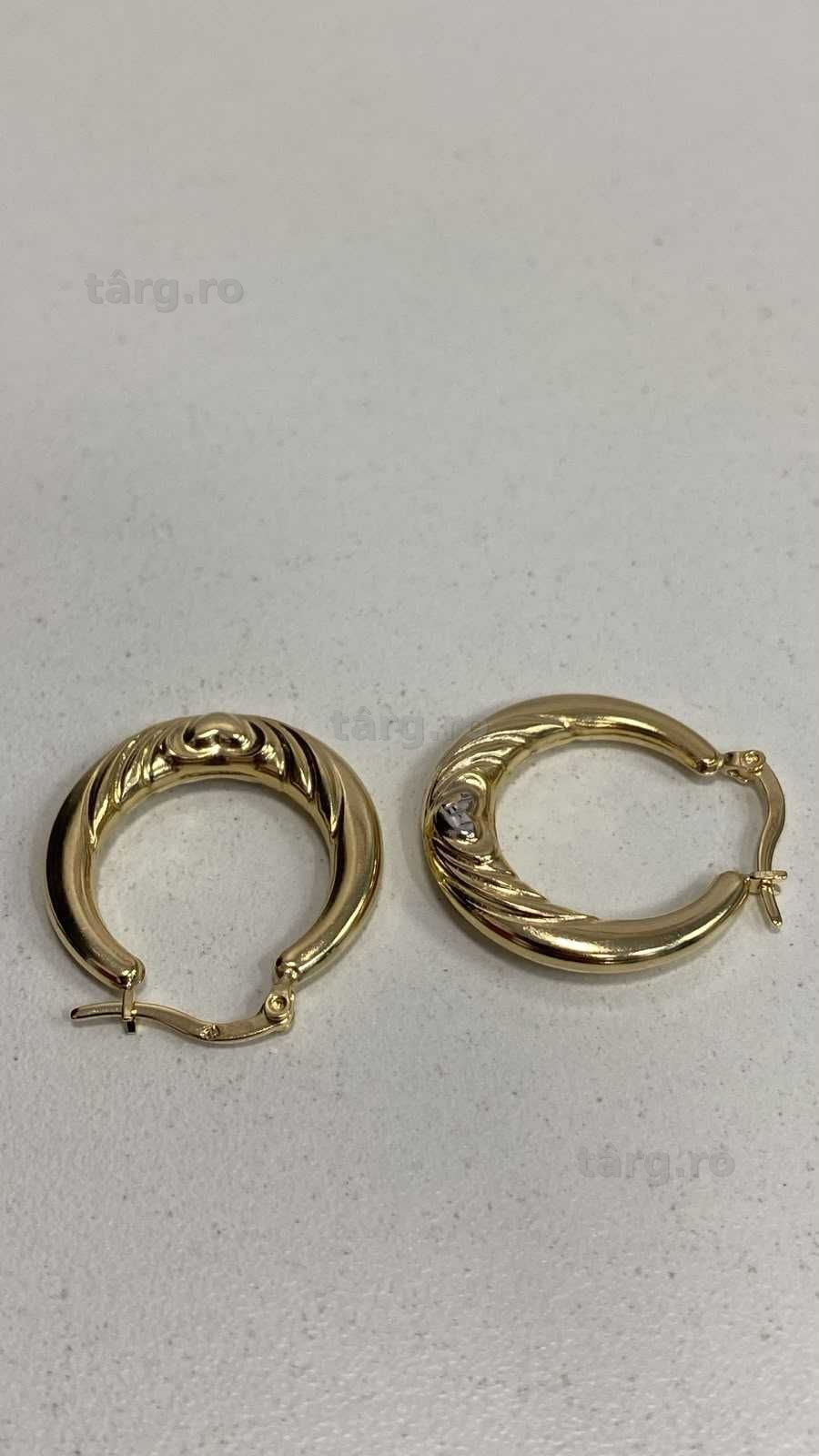 (AG13) Cercei aur 14K 2.36g (b.56206.1) Garantie 2 ani! 2
