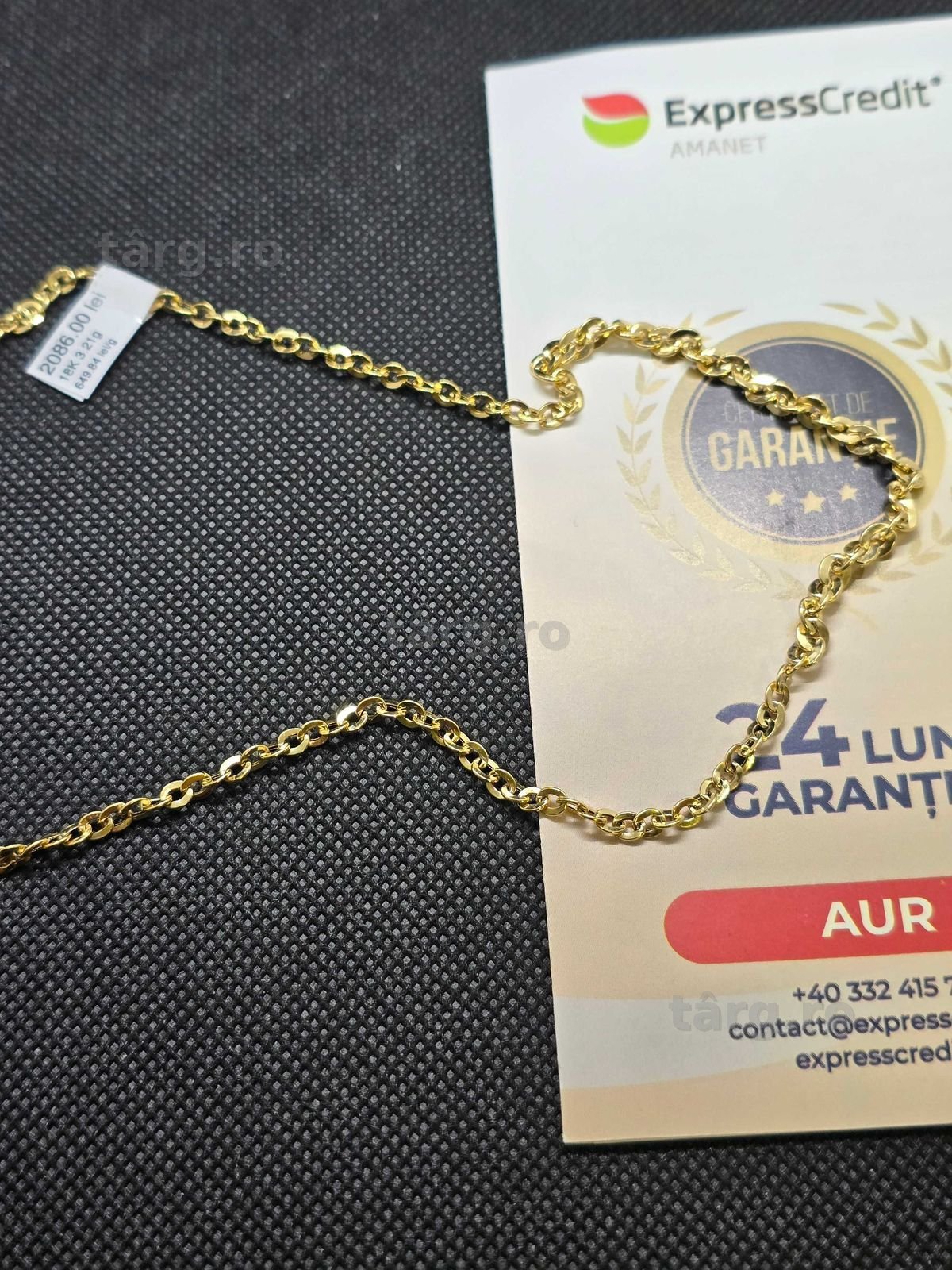 Lant de aur 18k (Ag29 Siraj b.34723.1) Garantie 2 ani 2