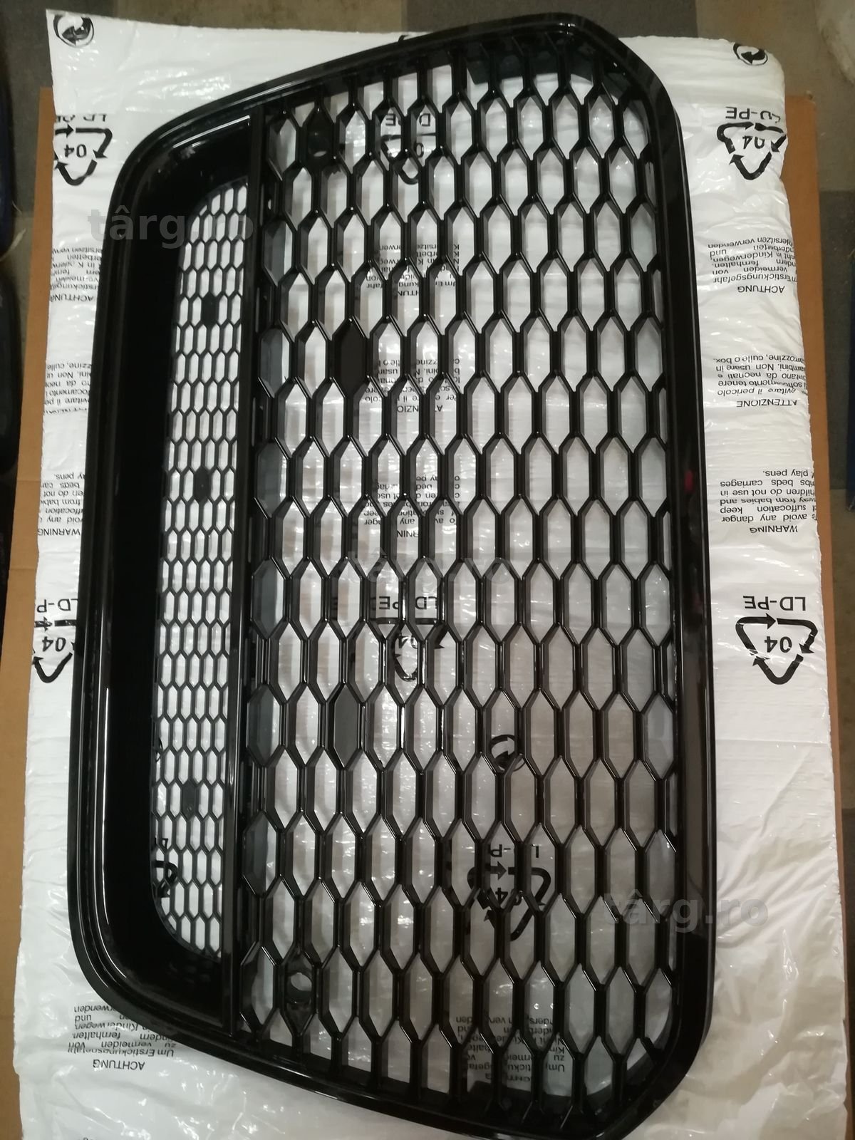 Grila Audi A6 C7 4G Pre-Facelift (2011-2014) RS Design Negru Lucios