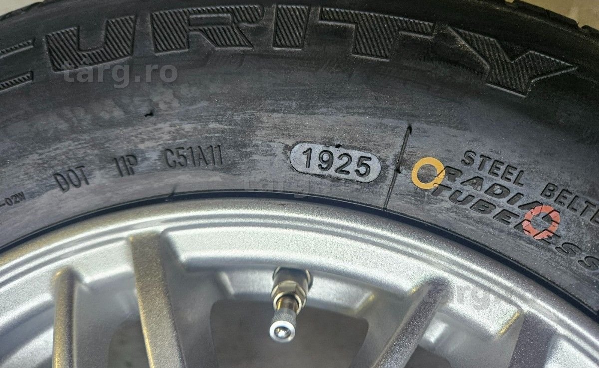 Roata 155/80R13 79N Anvelopa Security Janta aliaj 4Jx13 4/57/100 ET30 6