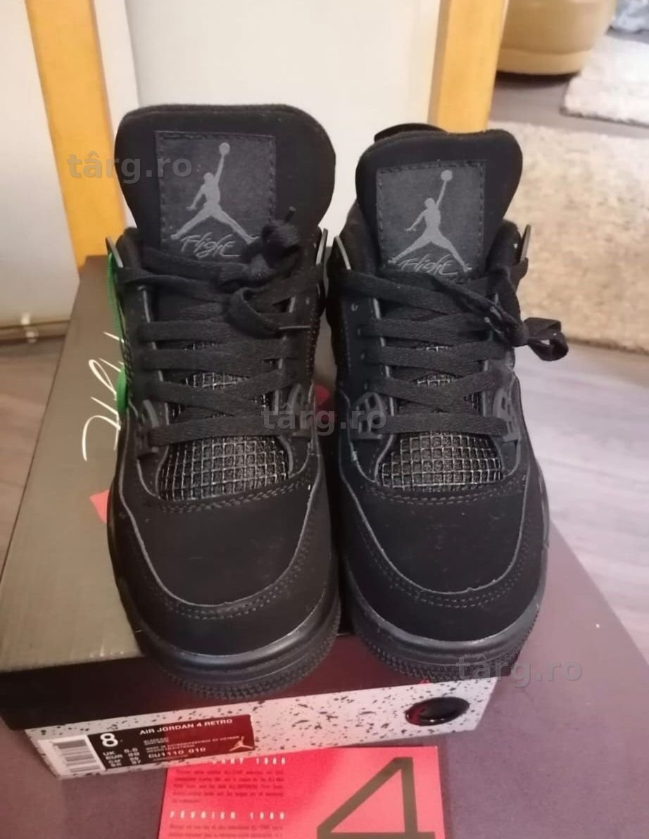 Jordan 4 retro Black Cat 8