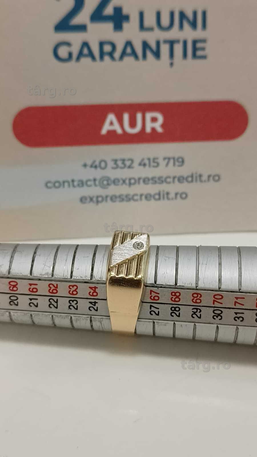 Inel aur 14K 4.32gr [AG24 Harlau B.45998.2] - Garantie 2 ani! 4