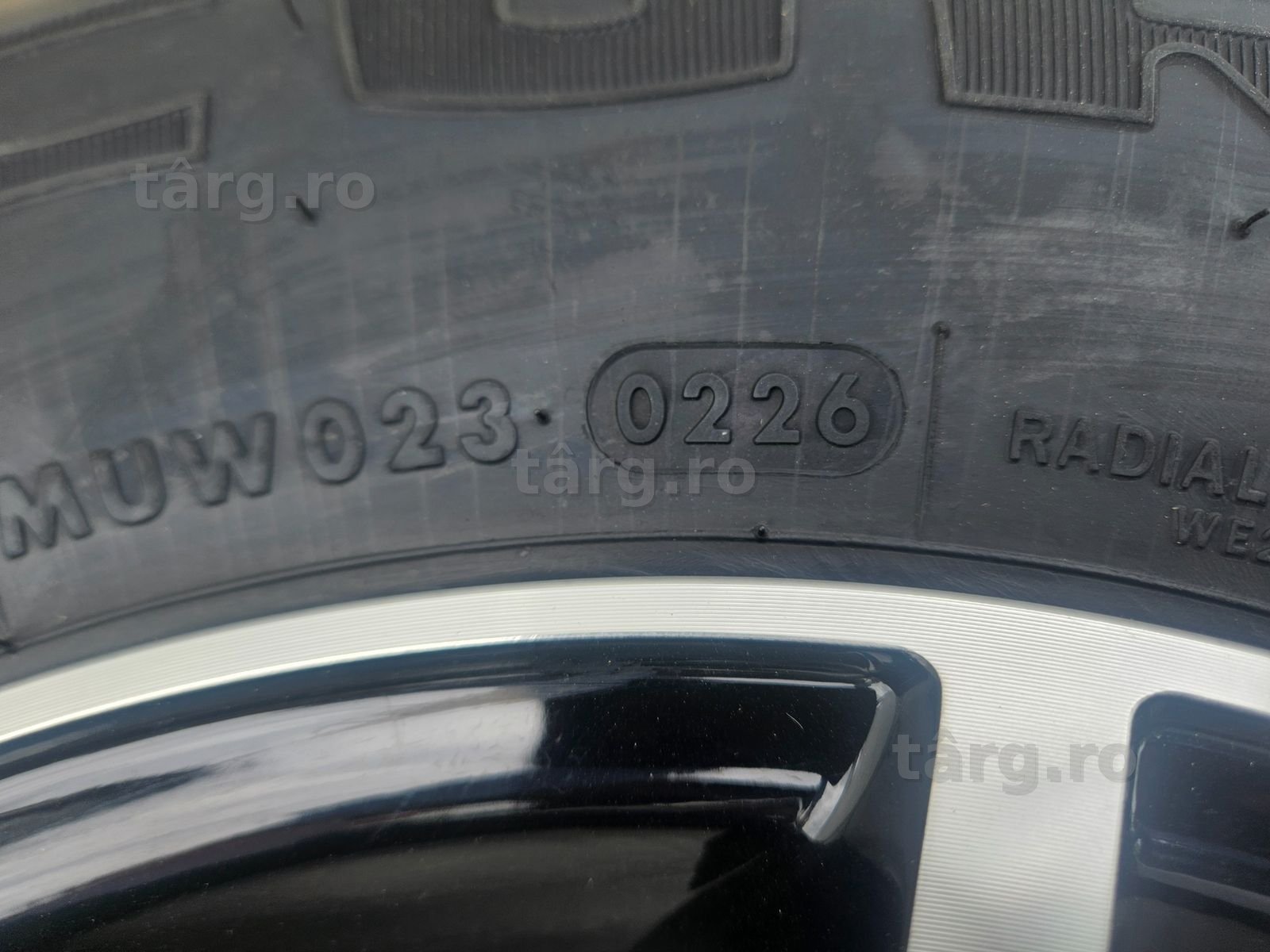 Roata completa 185R14C Anvelopa Security pe Janta aliaj 5.5Jx14 5 prez 5