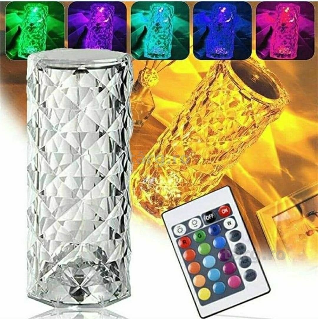 Veioza Diamond Rose