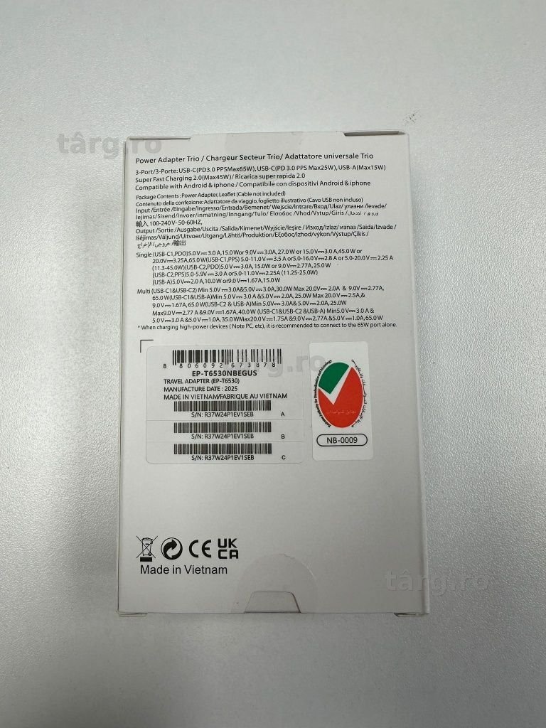 Adaptor priza Super Fast Charge 65W 3