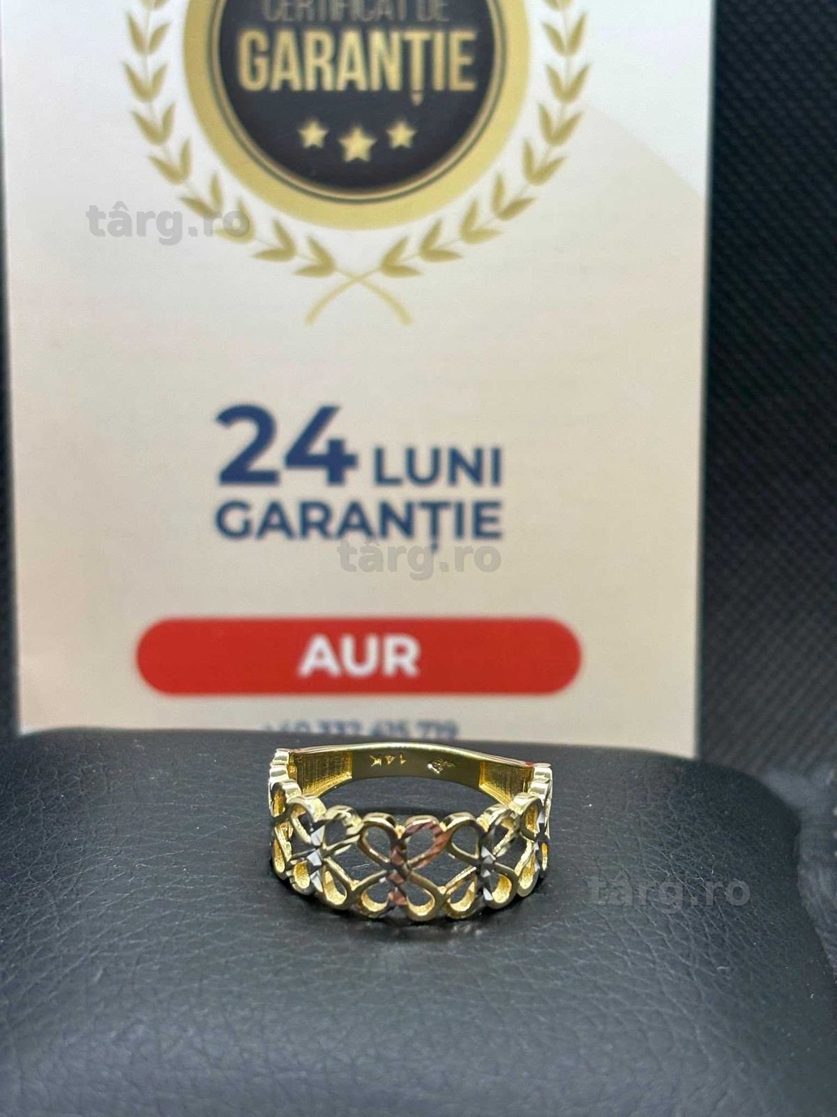 Inel aur 14k 2.65g (B.25782 AG31 Barboi) Garantie 2 ani!