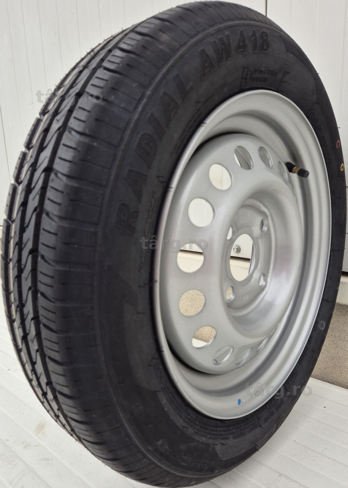 Roata remorca 145/70 R13 78N,Anvelopa SECURITY M+S Janta 4JX13 ET30