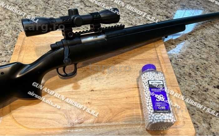 Pusca [FULL METAL] 5J++ MUNITIE !! Sniper Awp Arc Cu Luneta Pistol