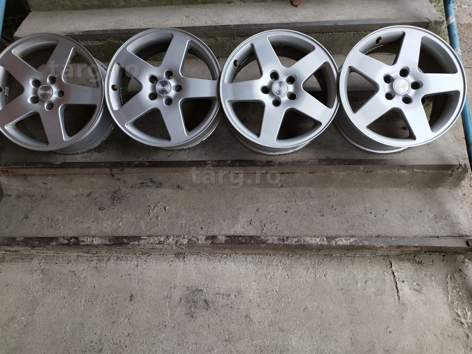 4 jante de aliaj 17 inci,pentru Jaguar  prinderea 5x114,3,gaura centra