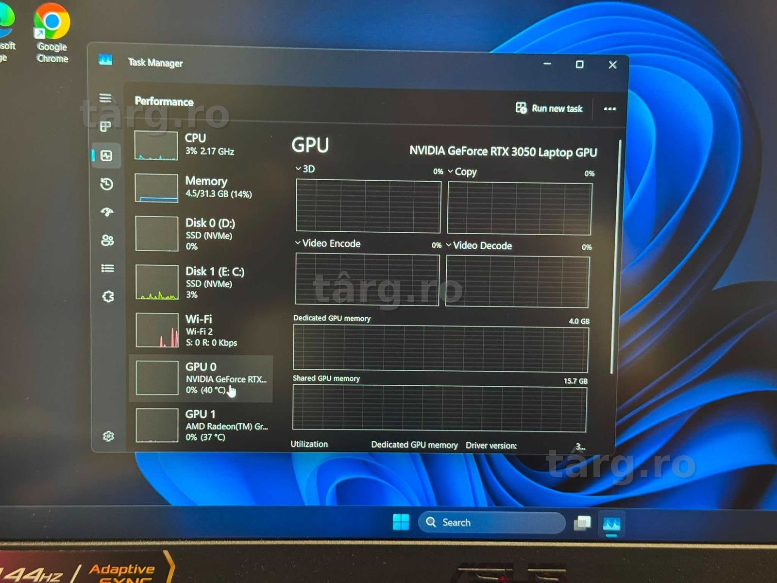 Hope Aamanet P2 - ASUS TUF A15 AMD RYZEN 5 7535HS /  32GB RAM / GEFORCE RTX 3050 2