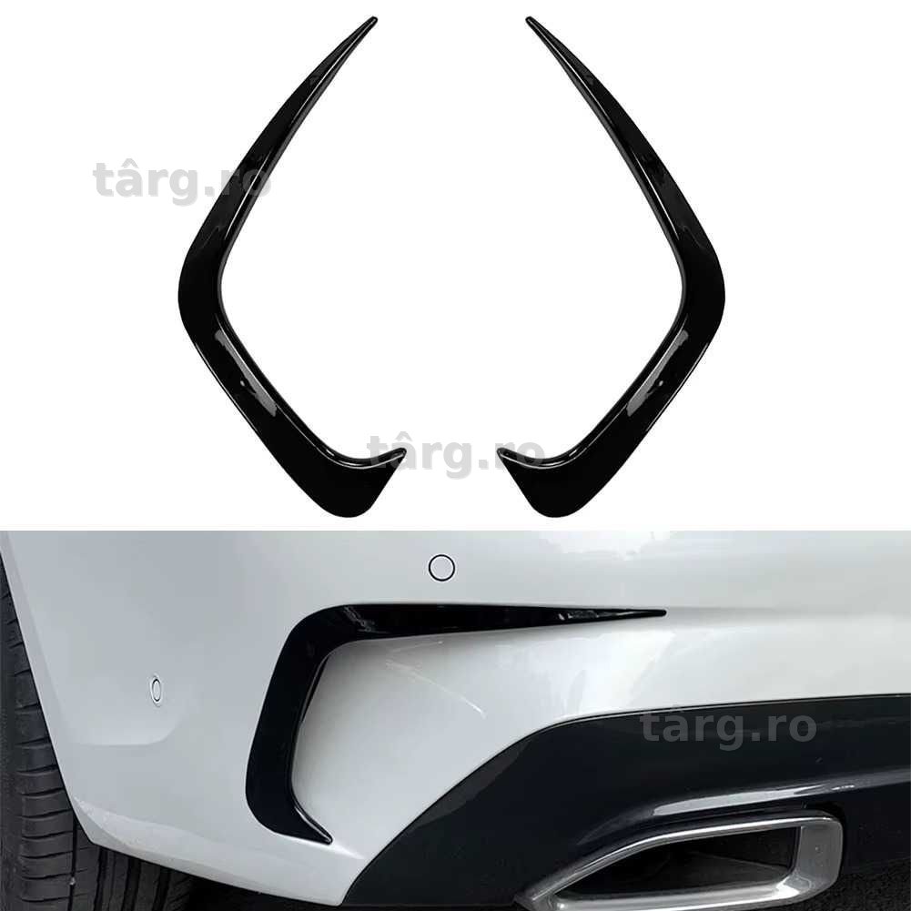 Set Extensii Ornamente Prelungiri Simple Bara Spate BMW G20 G21, Negru