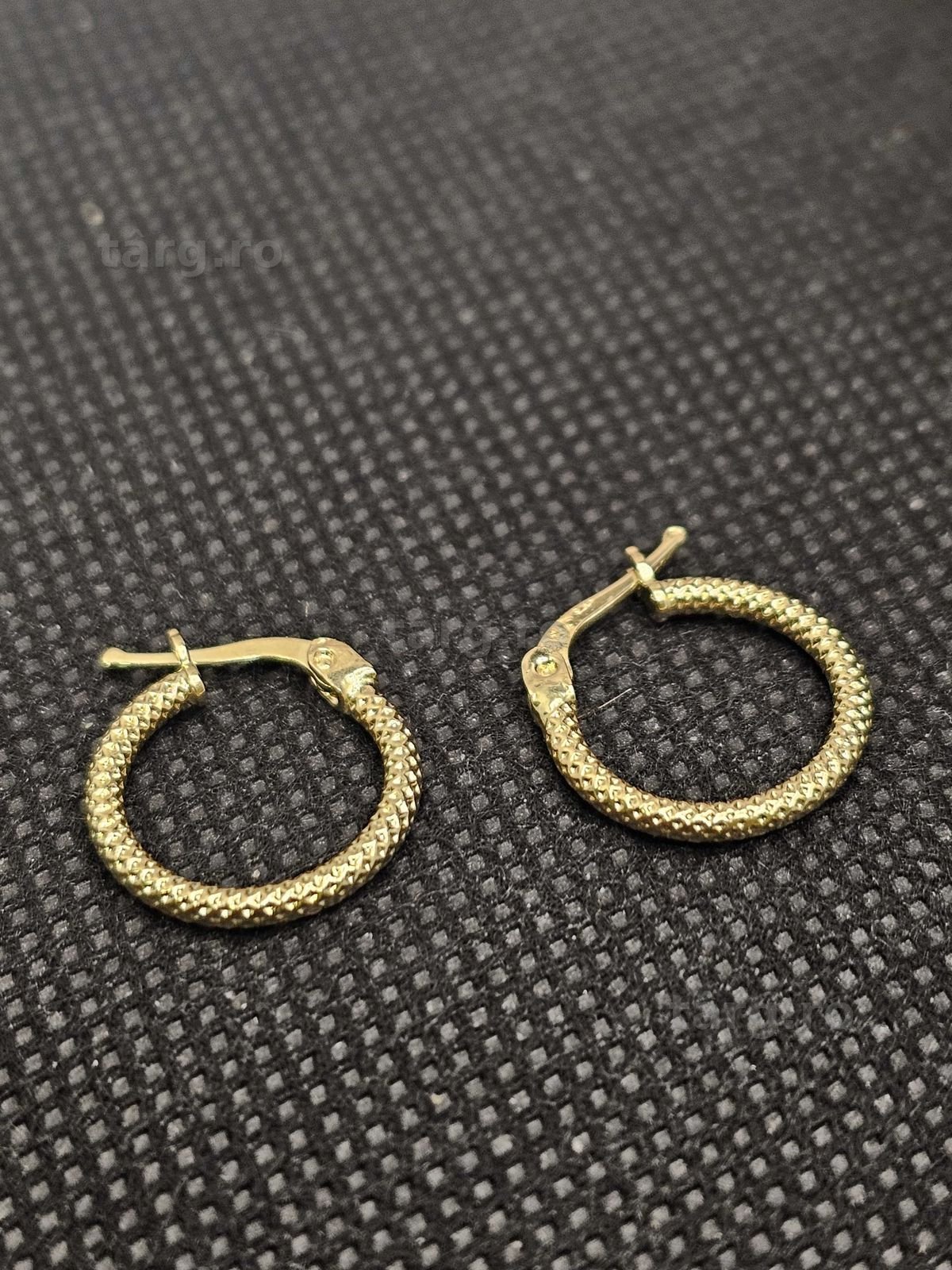 Cercei aur 14K 1.08g (50457 AG 11 Piata Nicolina) 2 ani garantie! 3