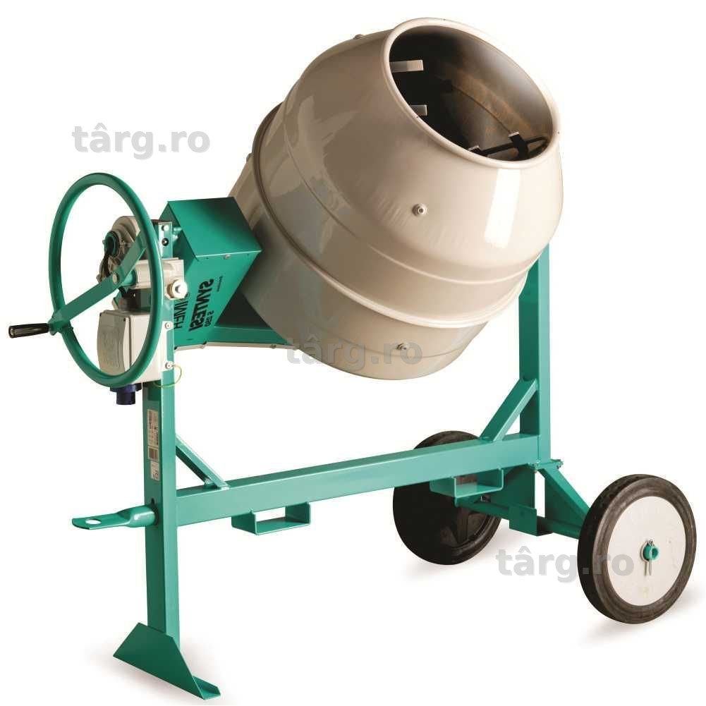 Betoniera profesionala IMER Syntesi 250, 235 l, motor 230V, 1.0 kW diam. 702 mm