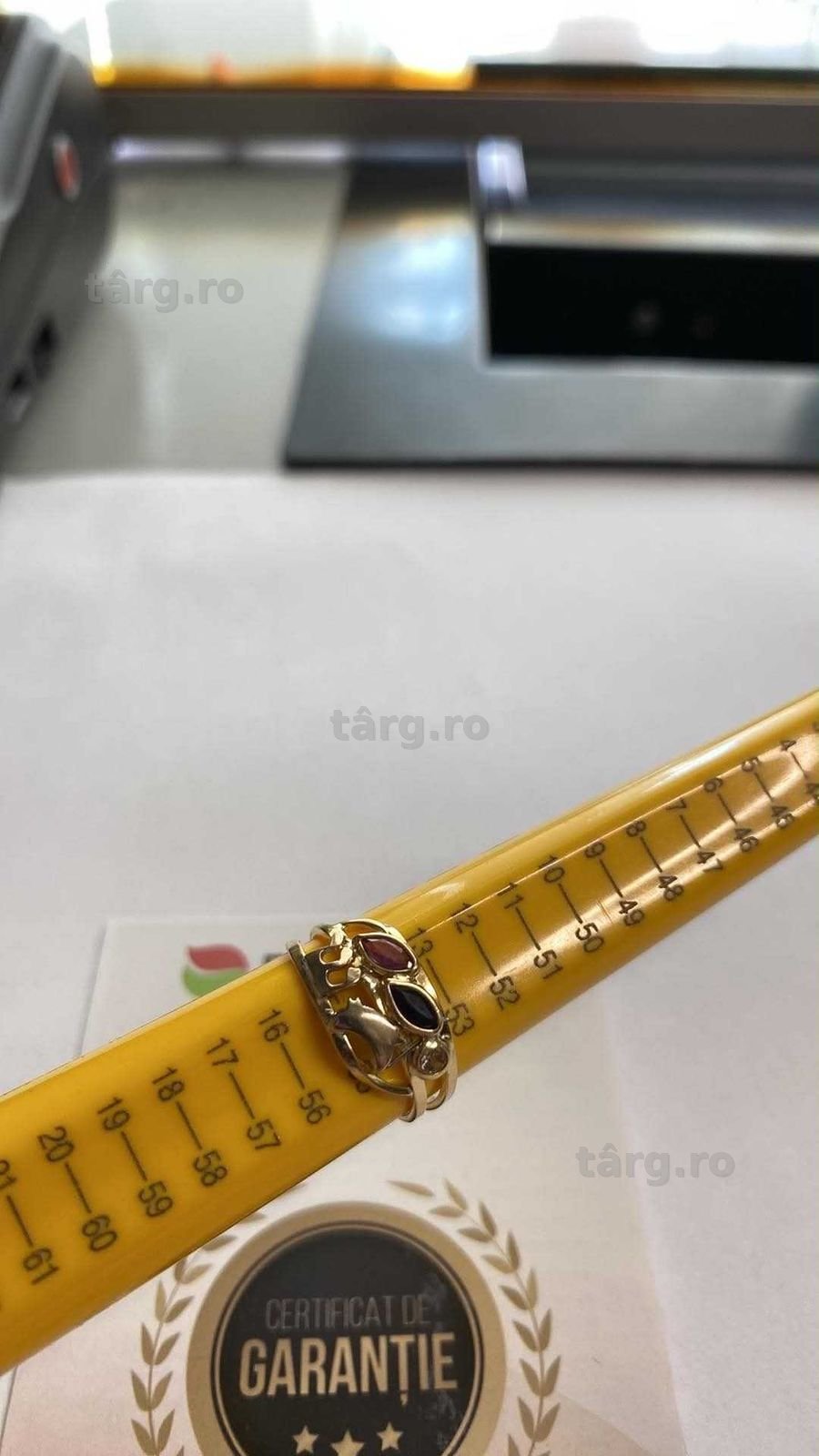 Inel aur 18k ( Tomesti b 33129) Garantie 2 ani!