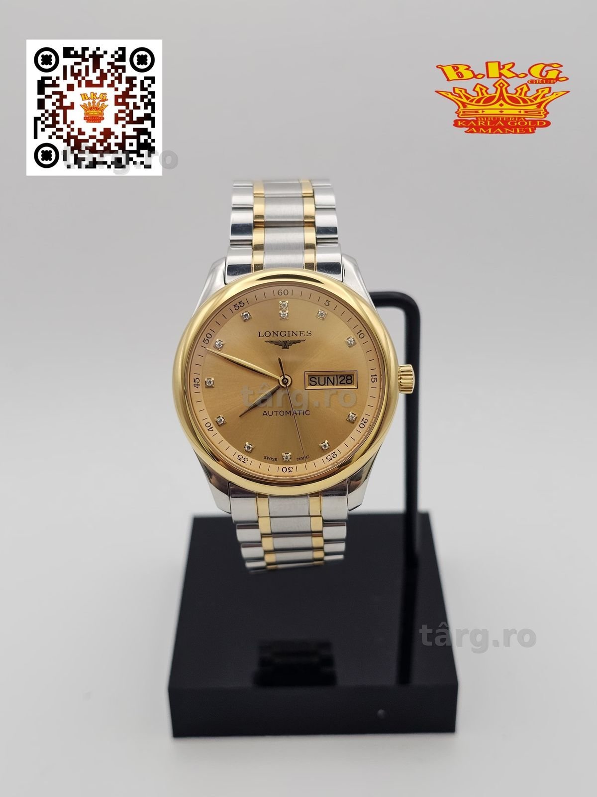 Longines Master Collection aur 18K/oțel Amanet BKG