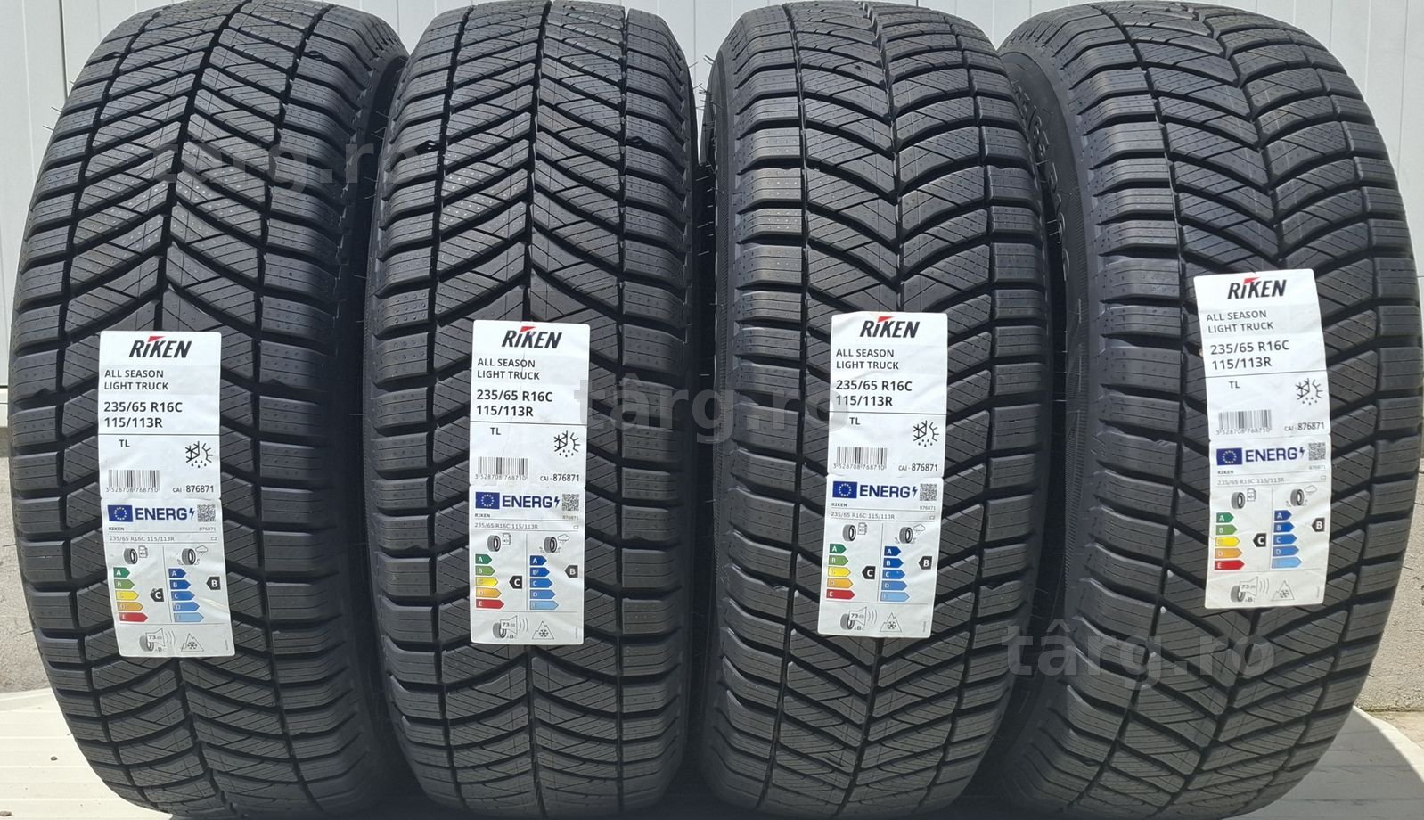 235/65 R16C,115R, RIKEN (by Michelin) LightTruck, Anvelope mixte M+S